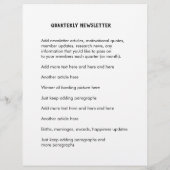 素朴葉Support Groupニュースレター チラシ (裏面)