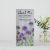 素朴葬 | 永遠に私たちのハート サンキューカード (スタンド正面)