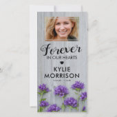 素朴葬 | 永遠に私たちのハート サンキューカード (裏面)