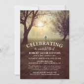 素朴葬 |祝のLife Memorial写真 招待状 (正面)