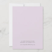 素朴薄紫の駆け引き 案内状 (裏面)