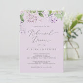 素朴薄紫 |ラベンダーリハーサルディナー 招待状 (スタンド正面)