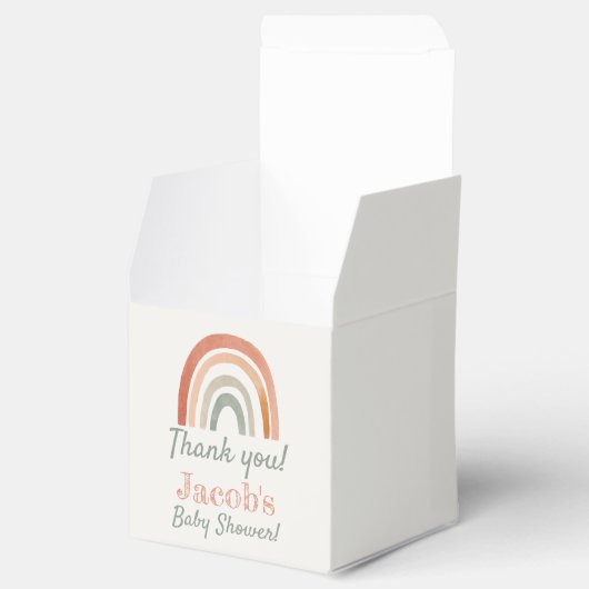 素朴虹の赤ちゃん感謝していはあなた フェイバーボックス (オープン)