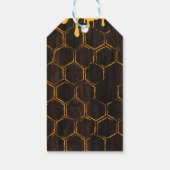 素朴蜂の巣蜂の赤ちゃんシャワー ギフトタグ (裏面)