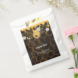 素朴蜂の巣蜂の赤ちゃんシャワー フェイバーバッグ