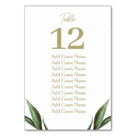 素朴表結婚数表 テーブルナンバー