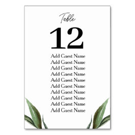 素朴表結婚数表 テーブルナンバー