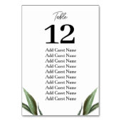 素朴表結婚数表 テーブルナンバー (裏面)