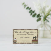 素朴裁縫初期の/キルティング名刺 名刺 (スタンド正面)