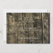 素朴西結婚の牛のスカルは日付を保存 セーブザデート (裏面)