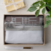 素朴西部の田舎の農家 薄葉紙 (ギフト)