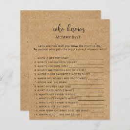 素朴誰がママの遊び最高のを知る