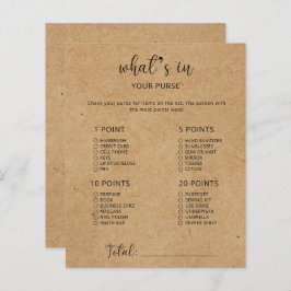 -素朴財布の赤ちゃんシャワーの中の何