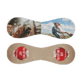 素朴赤いハートハッピーバレンタインデー2写真 野球ボール (パネル)