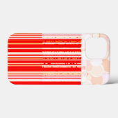 素朴赤と白 Case-Mate iPhoneケース (裏面 (横))