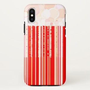 素朴赤と白 iPhone XSケース
