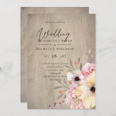 素朴赤面ピンクフローラサー結婚ズ (正面/裏面)