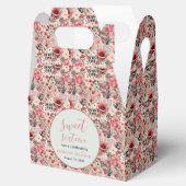 素朴赤面ピンクフローラバラ金ゴールドsweet sixteen フェイバーボックス (オープン)