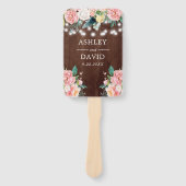 素朴赤面フローラストリングラ結婚イト ハンドファン (正面)