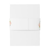 素朴赤面フローラバラ金ゴールドグ結婚リーズ 招待状ベリーバンド (裏面例)