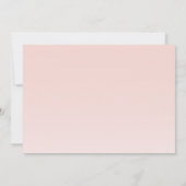 素朴赤面フローラ水彩ブライダルシャワー 招待状 (裏面)