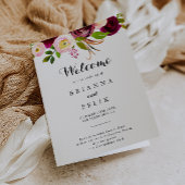 素朴赤面ブルゴーニュフローラ折り結婚返し プログラム