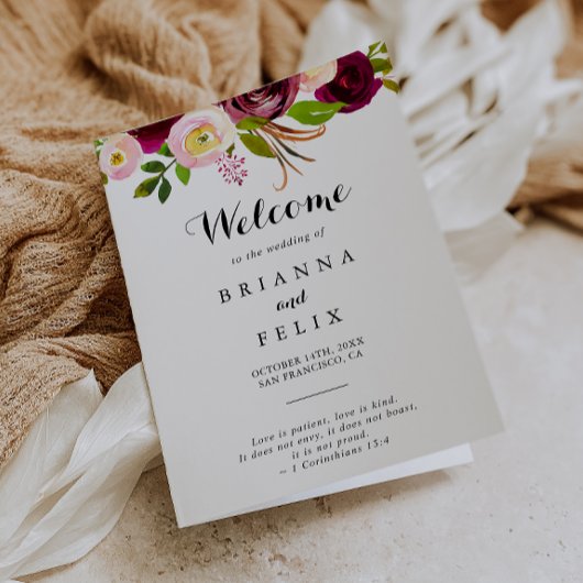 素朴赤面ブルゴーニュフローラ折り結婚返し プログラム