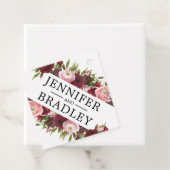 素朴赤面ブルゴーニュ結婚花 フェイバータグ (インサイチュ)