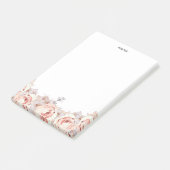 素朴赤面水カラー開花フローラ ポストイット (アングル)