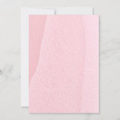 素朴赤面水彩フローラブライダルシャワー 招待状 (裏面)