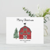 素朴農園バッファロープライド写真クリスマスカード シーズンカード (スタンド正面)