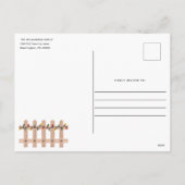 素朴農園バッファロープライド写真クリスマスカード シーズンポストカード (裏面)