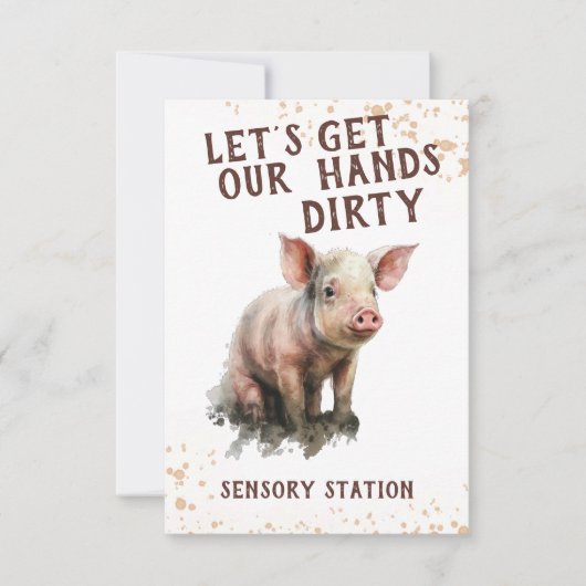 素朴農場動物感覚遊誕生日徴候 (正面)