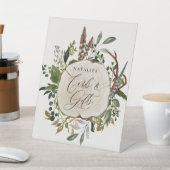 素朴農家の植物園ブライダルシャワー標識 台座サイン (インサイチュ)