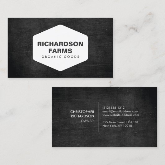 素朴農家・農場用名刺 名刺 (正面/裏面)