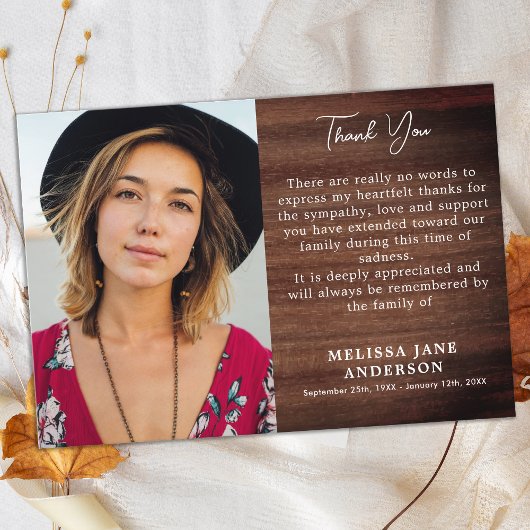 素朴追善記憶悔やみや弔慰葬儀 サンキューカード