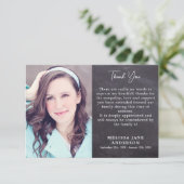 素朴追悼写真葬儀 サンキューカード (スタンド正面)