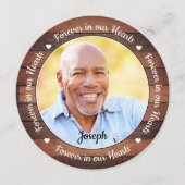 素朴追葬祈りの言葉カード悔やみや弔慰詩 シーズンカード (正面)