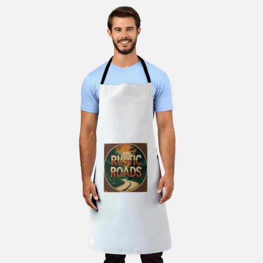 素朴道 エプロン (着用した状態)