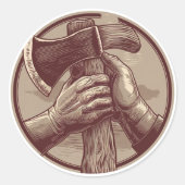 素朴遺物 ラウンドシール (正面)