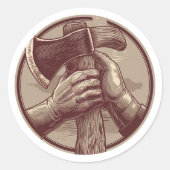 素朴遺物 ラウンドシール (正面)