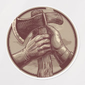 素朴遺物 ラベル (デザイン1)