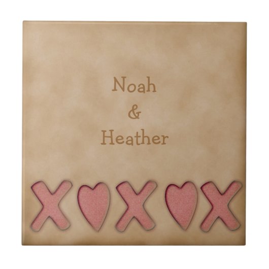 素朴酸素 タイル (正面)