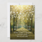 素朴野外結婚林 招待状 (正面)