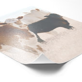 素朴野牛 フォトプリント (角)