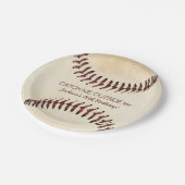 素朴野球ストリングスパーティー ペーパープレート (アングル)