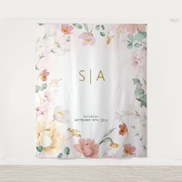 素朴野結婚花織 タペストリー