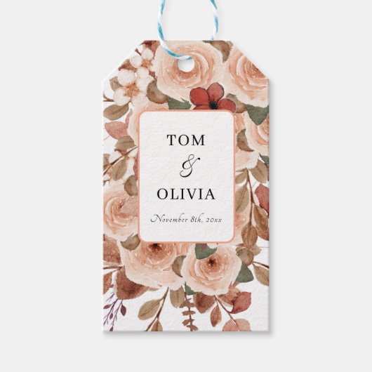 素朴野結婚花 ギフトタグ (正面)