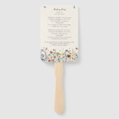 素朴野花フローラ結婚ズ ハンドファン (裏面)