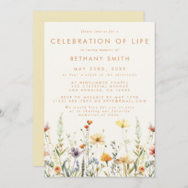 素朴野草追悼式 招待状